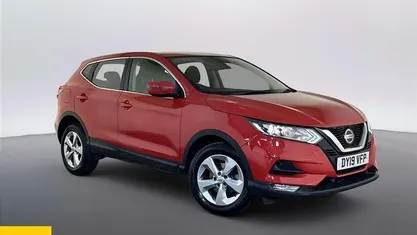Used Nissan Qashqai Acenta Premium 116 HP (85 kW) 2019 Red SUV
