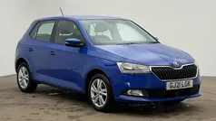 Blue Used 2021 Skoda Fabia SE Hatchback | £9,450 (Fair price)
