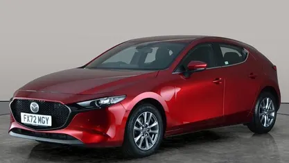 Used Mazda 3 186 HP (136 kW) 2022 Red Hatchback