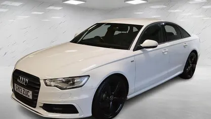 Used Audi A6 Black Edition 177 HP (130 kW) 2013 White Sedan