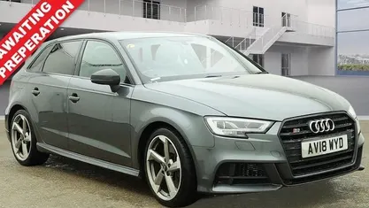 Grey Used 2018 Audi S3 Sportback Black Edition Hatchback | £18,000 (Fair price)