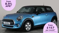 Blue Used 2017 Mini Cooper Hatch Hatchback | £9,845 (Good price)