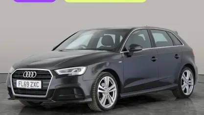 Used Audi A3 Sportback S-Line 116 HP (85 kW) 2019 Black Hatchback