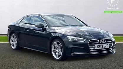 Used Audi A5 S-Line 190 HP (139 kW) 2019 Black Coupe