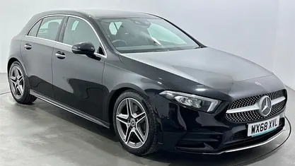 Used Mercedes A250 AMG Line Premium 224 HP (164 kW) 2019 Black Hatchback