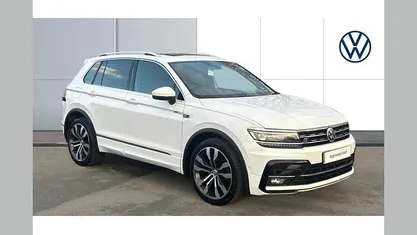 White Used 2020 VW Tiguan SEL SUV | £22,188 (Fair price)