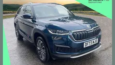 Petrol blue metallic Used 2023 Skoda Kodiaq SE L Executive SUV | £28,295 (Fair price)