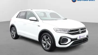 Second-hand VW T-Roc R-line 150 CP (110 kW) 2024 Alb SUV