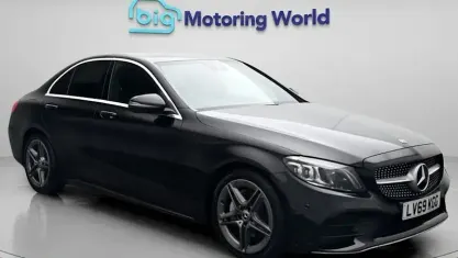 Used Mercedes C200 AMG line 184 HP (135 kW) 2019 Black Sedan