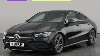 Used Mercedes CLA250 AMG Line Premium Plus 224 HP (164 kW) 2021 Black Coupe