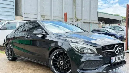 Used Mercedes CLA200 AMG line 156 HP (114 kW) 2019 Black Sedan
