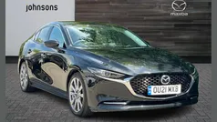 Black Used 2021 Mazda 3 Inclusive Sedan | £16,690 (Fair price)