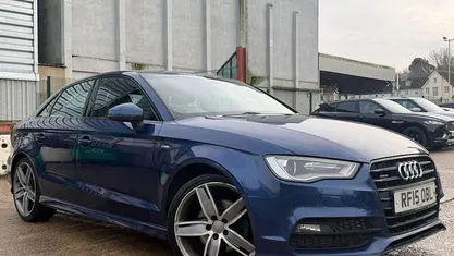 Blue Used 2015 Audi A3 S-Line Sedan | £7,300 (Good price)