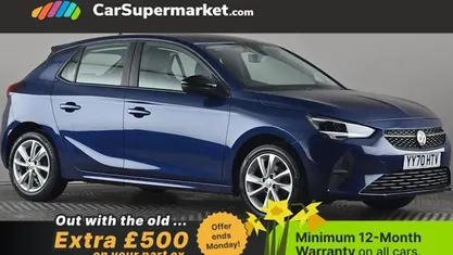 Used Vauxhall Corsa 75 HP (55 kW) 2020 Blue Hatchback