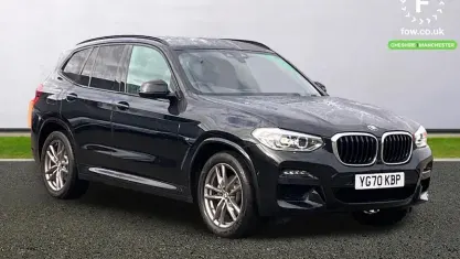Used BMW X3 M Sport 190 HP (139 kW) 2020 Black SUV