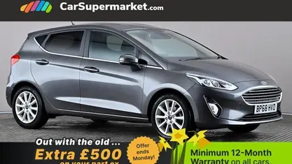 Used Ford Fiesta Titanium 125 HP (91 kW) 2019 Grey Hatchback