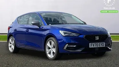 Used Seat Leon FR 204 HP (150 kW) 2020 Blue Hatchback