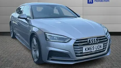 Used Audi A5 Sportback S-Line 245 HP (180 kW) 2019 Silver Hatchback