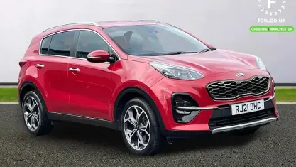 Used Kia Sportage GT-Line 177 HP (130 kW) 2021 Red SUV