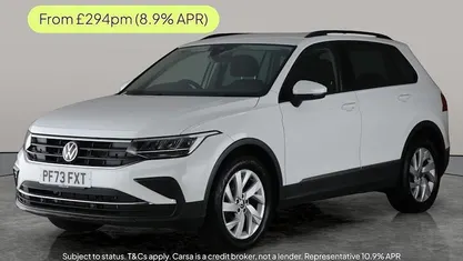 White Used 2023 VW Tiguan S SUV | £21,365 (Good price)