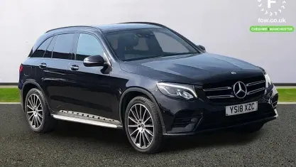 Used Mercedes GLC250 AMG Line Premium 204 HP (150 kW) 2018 Black SUV