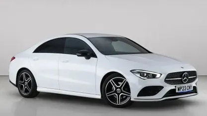 Used Mercedes CLA180 Executive 136 HP (100 kW) 2022 White Coupe