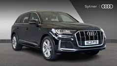 Black Used 2021 Audi Q7 S-Line SUV | £37,500 (Fair price)