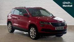 Red Used 2019 Skoda Karoq SE L SUV | £15,439 (Fair price)