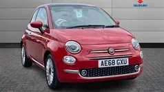Red Used 2018 Fiat 500 Lounge Hatchback | £6,723 (Fair price)