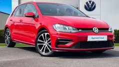 Red Used 2018 VW Golf VII R-line Hatchback | £15,490 (Fair price)
