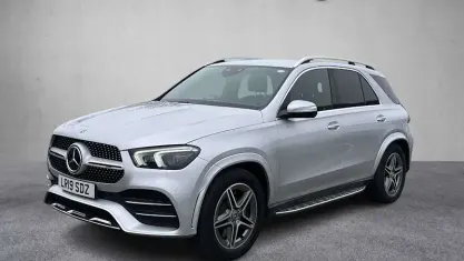 Used Mercedes GLE450 AMG AMG line 367 HP (269 kW) 2019 Silver SUV