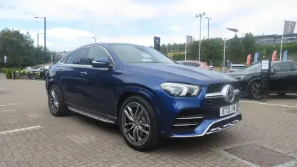 Used Mercedes GLE400 AMG Line Premium Plus 330 HP (242 kW) 2021 Blue SUV