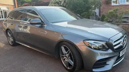 Used Mercedes E220 AMG line 194 HP (142 kW) 2019 Grey Estate
