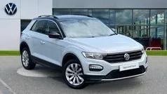 White silver metallic black Used 2018 VW T-Roc SE SUV | £12,659 (Fair price)
