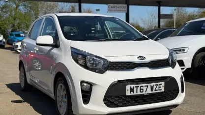 Used Kia Picanto 67 HP (49 kW) 2017 White Hatchback