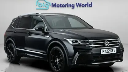 Used VW Tiguan Allspace R-line 150 HP (110 kW) 2022 Black SUV
