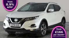 White Used 2018 Nissan Qashqai N-Connecta SUV | £12,229 (Fair price)