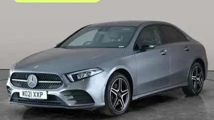Used Mercedes A250 AMG line 218 HP (160 kW) 2021 Grey Sedan