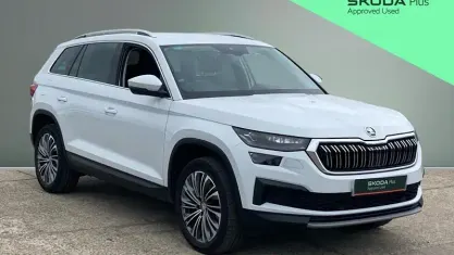 Used Skoda Kodiaq SE L Executive 150 HP (110 kW) 2023 White SUV