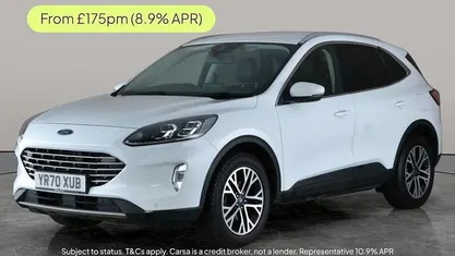 White Used 2020 Ford Kuga Titanium SUV | £12,616 (Fair price)
