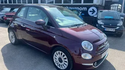 Used Fiat 500 Lounge 69 HP (50 kW) 2017 Red Hatchback