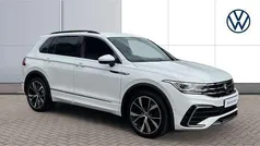 White Used 2022 VW Tiguan R-line SUV | £26,688 (Fair price)