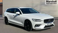 White Used 2021 Volvo V60 Inscription Estate | £20,982 (Fair price)