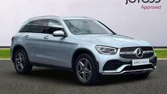 Silver Used 2022 Mercedes GLC300e AMG line SUV | £28,800 (Good price)
