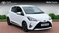 White Used 2019 Toyota Yaris Hybrid Design Hatchback | £11,999 (Fair price)