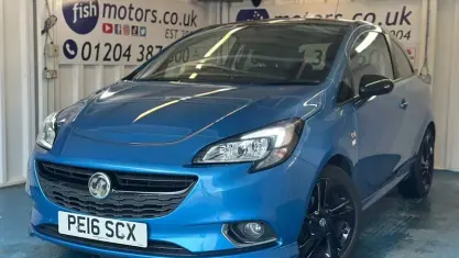 Used Vauxhall Corsa Edition 75 HP (55 kW) 2016 Blue Hatchback