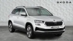 Brilliant silver metallic Used 2023 Skoda Karoq SE Drive SUV | £18,700 (Fair price)