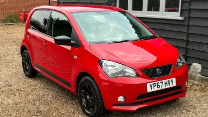Used Seat Mii Design 60 HP (44 kW) 2017 Red Hatchback