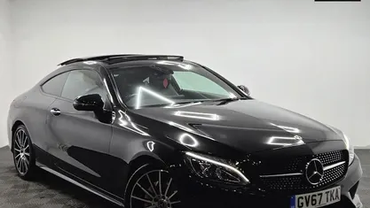 Used Mercedes C200 AMG Line Premium 184 HP (135 kW) 2018 Black Coupe