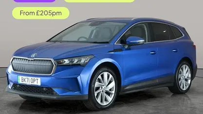 Used Skoda Enyaq iV ecoSuite 150 kW (204 HP) 2021 Blue SUV